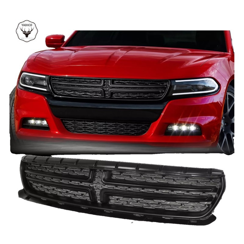 Dodge Charger 2015-2018 Prednja središnja rešetka za ulaz zraka – ABS plastika, Ugradnja na branik, Marka Qingyu