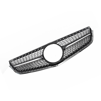 Csillagos előoldali rács Mercedes-Benz E‑Class W207 (2010–2013, 2 ajtós) ABS műanyag, radiátorra szerelés, Alkatrész szám 207