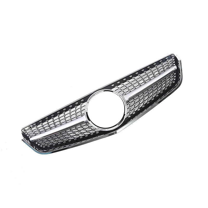 Csillagos előoldali rács Mercedes-Benz E‑Class W207 (2010–2013, 2 ajtós) ABS műanyag, radiátorra szerelés, Alkatrész szám 207