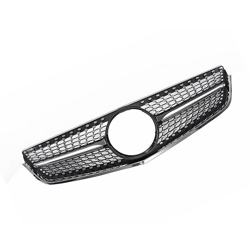 Csillagos előoldali rács Mercedes-Benz E‑Class W207 (2010–2013, 2 ajtós) ABS műanyag, radiátorra szerelés, Alkatrész szám 207