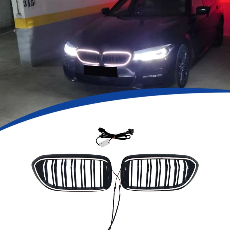 LED osvijetljena mrežica za BMW G30 (2018-2021) – ABS plastika, ugradnja na hladnjak, marka YTOP