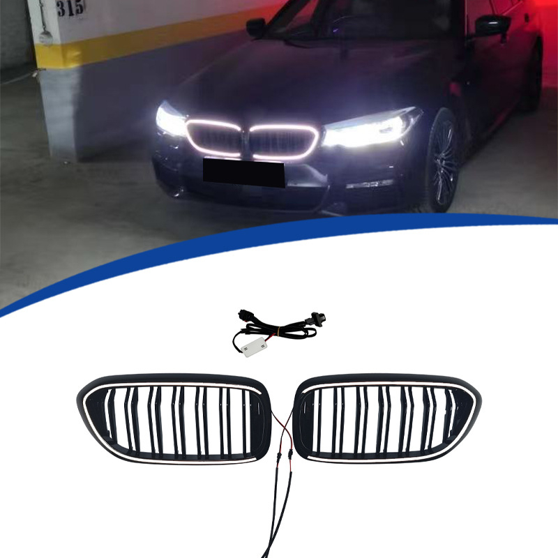 LED osvijetljena mrežica za BMW G30 (2018-2021) – ABS plastika, ugradnja na hladnjak, marka YTOP