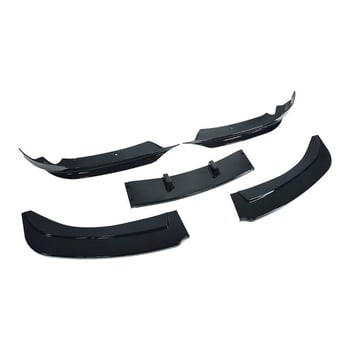 Prednji spojler za BMW E90 2009-2011, 5-dijelni, ABS plastika, za ugradnju na branik, težina 2,3 kg