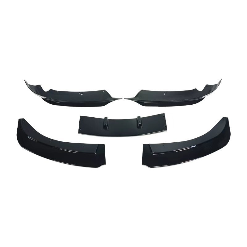 Prednji spojler za BMW E90 2009-2011, 5-dijelni, ABS plastika, za ugradnju na branik, težina 2,3 kg