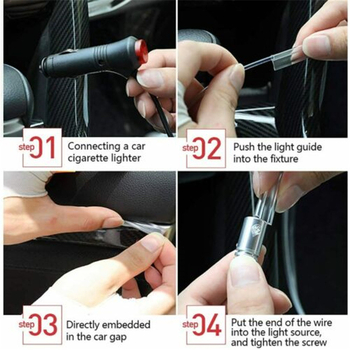 YC49 svjetlo za vrata i instrument ploču automobila – aluminijska legura, 12V, 5W, ugradbena instalacija, univerzalna kompatibilnost