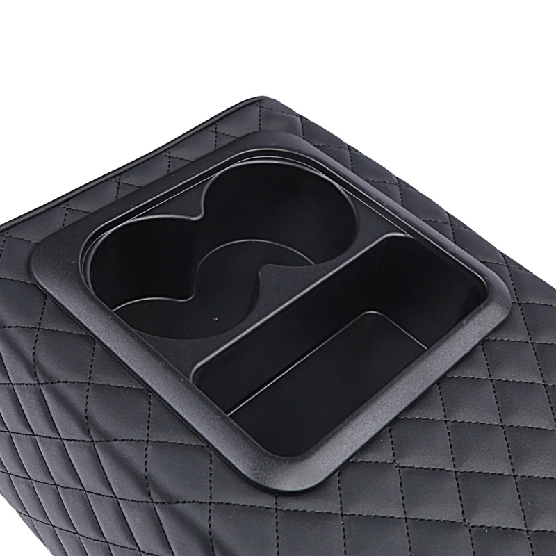 Hátsó könyöklő doboz középső pohártartóval, univerzális kompatibilitás (Márka: Sumu; Anyag: Bőr; Modell: 5016; Súly: 750 g; Telepítési támogatás)