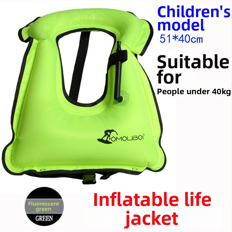 Σωσίβιο κατάδυσης για ενήλικες και παιδιά με ιμάντες ποδιών, φουσκωτό, διπλωτό, φορητό για ασφαλή κατάδυση