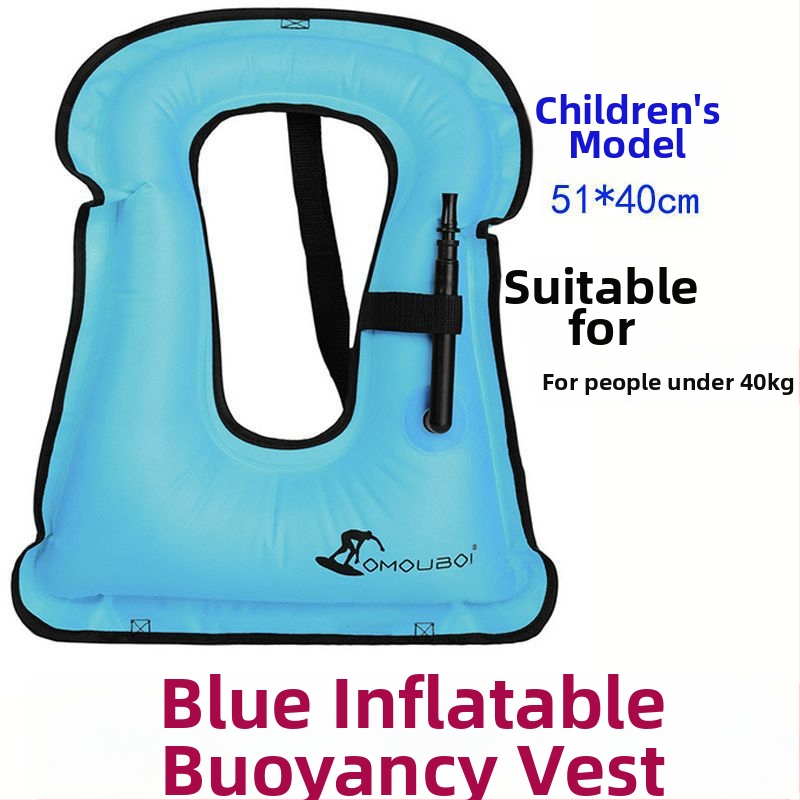 Σωσίβιο κατάδυσης για ενήλικες και παιδιά με ιμάντες ποδιών, φουσκωτό, διπλωτό, φορητό για ασφαλή κατάδυση