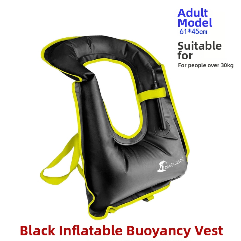 Σωσίβιο κατάδυσης για ενήλικες και παιδιά με ιμάντες ποδιών, φουσκωτό, διπλωτό, φορητό για ασφαλή κατάδυση