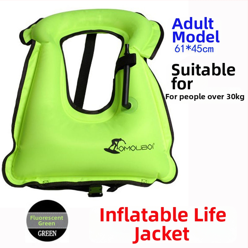 Σωσίβιο κατάδυσης για ενήλικες και παιδιά με ιμάντες ποδιών, φουσκωτό, διπλωτό, φορητό για ασφαλή κατάδυση