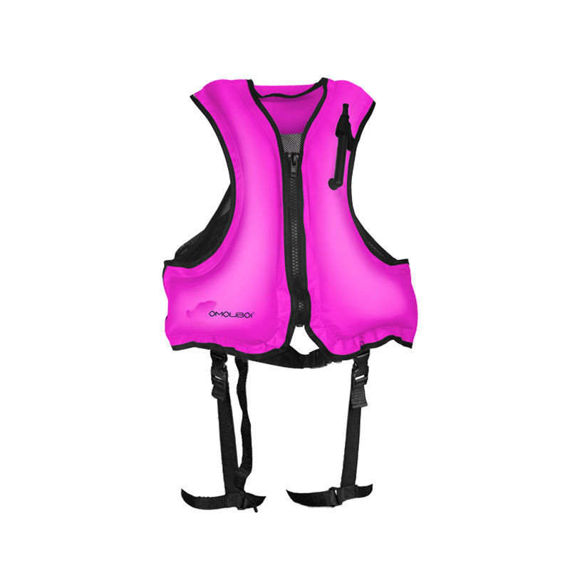 Σωσίβιο κατάδυσης για ενήλικες και παιδιά με ιμάντες ποδιών, φουσκωτό, διπλωτό, φορητό για ασφαλή κατάδυση