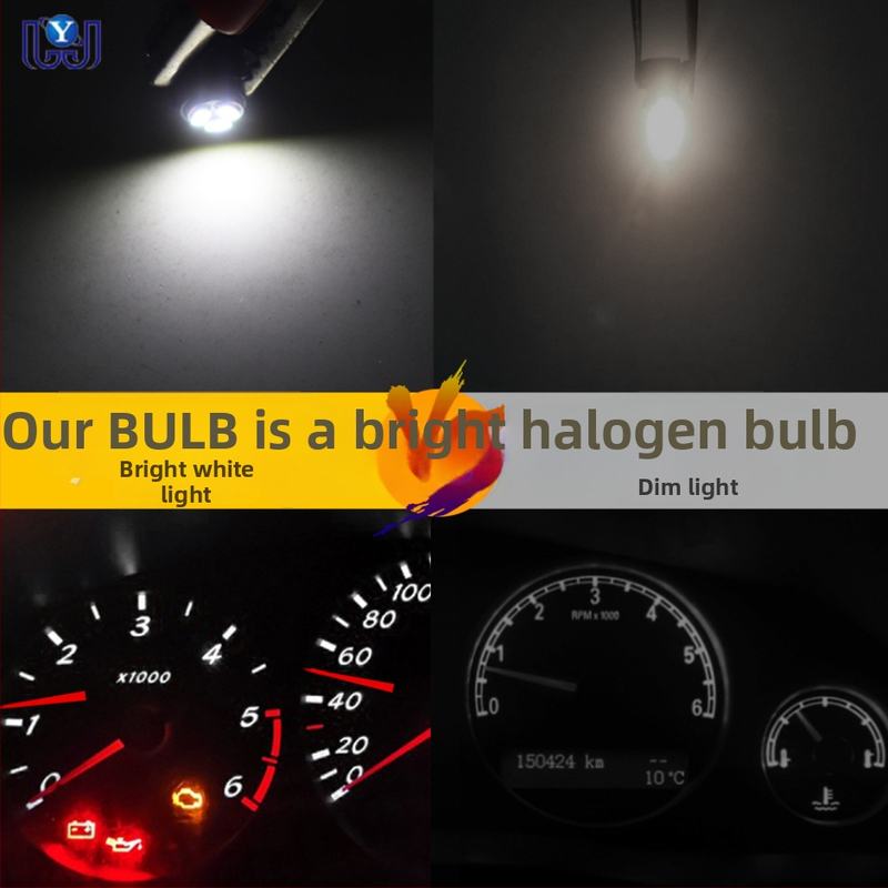 Automobilová LED prístrojová lampa, model T4.2/T4.7, 3014 3SMD, 12V, 6500K, 0.2W, životnosť 50 000 h