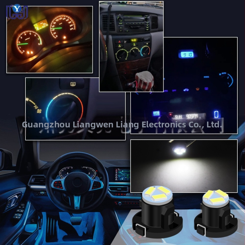Automobilová LED prístrojová lampa, model T4.2/T4.7, 3014 3SMD, 12V, 6500K, 0.2W, životnosť 50 000 h