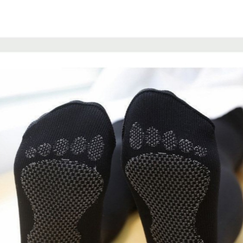 Dječje plesne čarape s protukliznim dnom, tanke 80D, najlon Jacquard