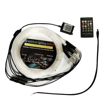 Unutarnje automobilsko LED ambijentalno svjetlo sa zvjezdanim nebom, UM099, 5V, 1W, 1A, univerzalna kompatibilnost