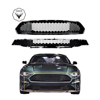 Ford Mustang prednja rešetka sklop 2018-2019, ABS plastika, ugradnja na branik, Qingyu