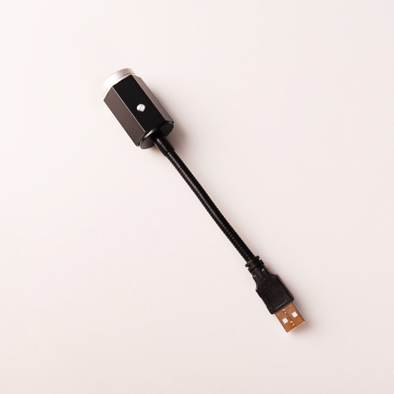 Automobilová vnútorná lampa so laserovým svetlom – model Car Starlight, hliníková zliatina, 5 V, 0,15 W, životnosť 10000 h