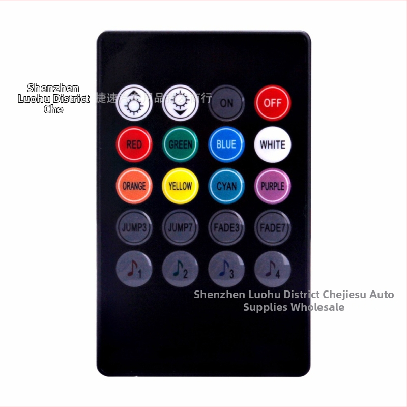 Atmosférické LED svetlo do auta - 12 LED, hlasové ovládanie, 12V, 6W, 5050-LED