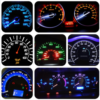 LED svetlo pre palubnú dosku auta T5 3030, 3 LED, 12V, 0,5W, 20lm, 30 000h