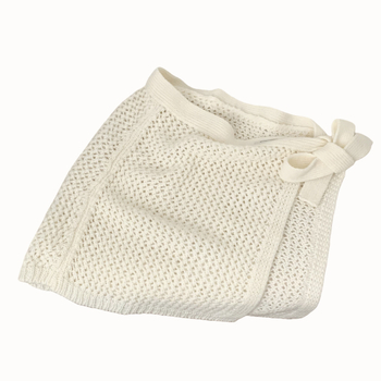 Jacquard suknja od šuplje pletene, slojeviti dizajn, poliester materijal, mikro-elastičan