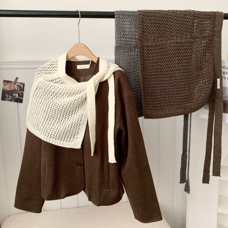 Jacquard suknja od šuplje pletene, slojeviti dizajn, poliester materijal, mikro-elastičan