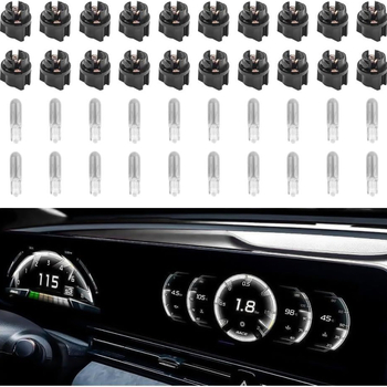 T5 sklenená LED súprava pre prístrojovú dosku, 12V, životnosť 88800 h