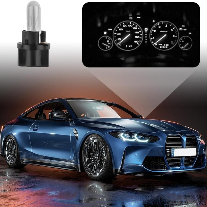 T5 sklenená LED súprava pre prístrojovú dosku, 12V, životnosť 88800 h