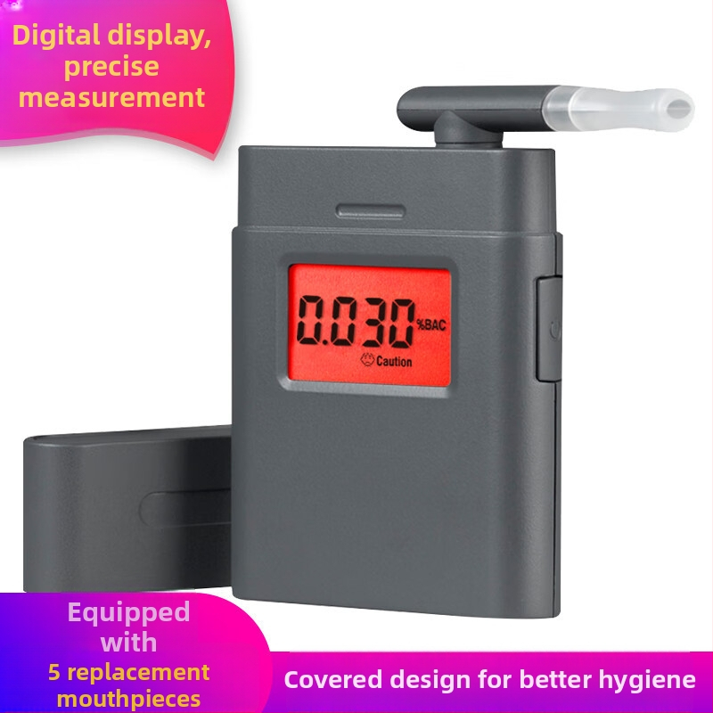 Tester alkoholu z dychu F838 – Prenosný, ručný, s kľúčenkou a LED displejom