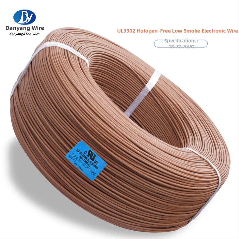 UL3302 28AWG Spojovací kábel pre osvetlenie, XLPE izolácia, nízky dym, bezhalogénny, pre vnútorné elektrické zariadenia