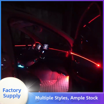 Interiérové LED svetlo pre auto s optickým vláknom, LGX model, LED, 5V/12V/24V, 5W, centrálny ovládač, 1–5 výstupov