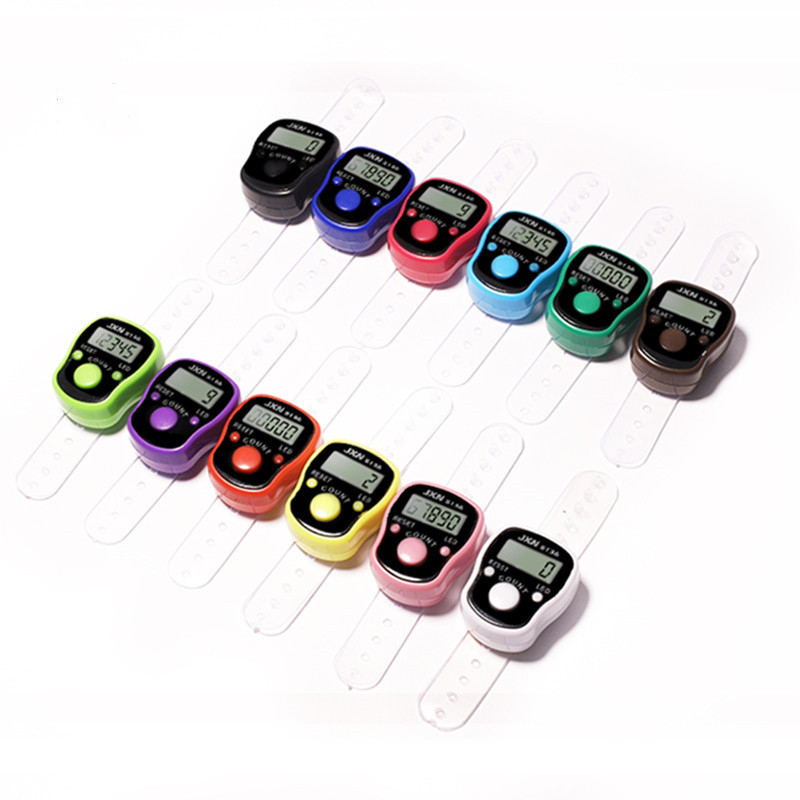 LED éjjellámpás gyűrű elektronikus számláló, Modell 1040, 99999 számlálási tartomány, 1,5V, buddhista imádságokra, emberi számolásra, raktár és dokk számára