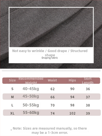 Plisirana suknja s visokim strukom, A-linija; jednofarbna; bez glačanja; materijal: poliester ≥95%