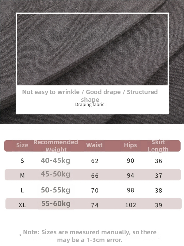 Plisirana suknja s visokim strukom, A-linija; jednofarbna; bez glačanja; materijal: poliester ≥95%