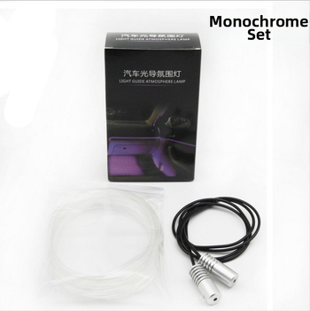 LED svetlo pre prístrojovú dosku vozidla so svetelným vodičom atmosféry, ovládanie cez aplikáciu, 12V, 5W, IP43, 2000 lm