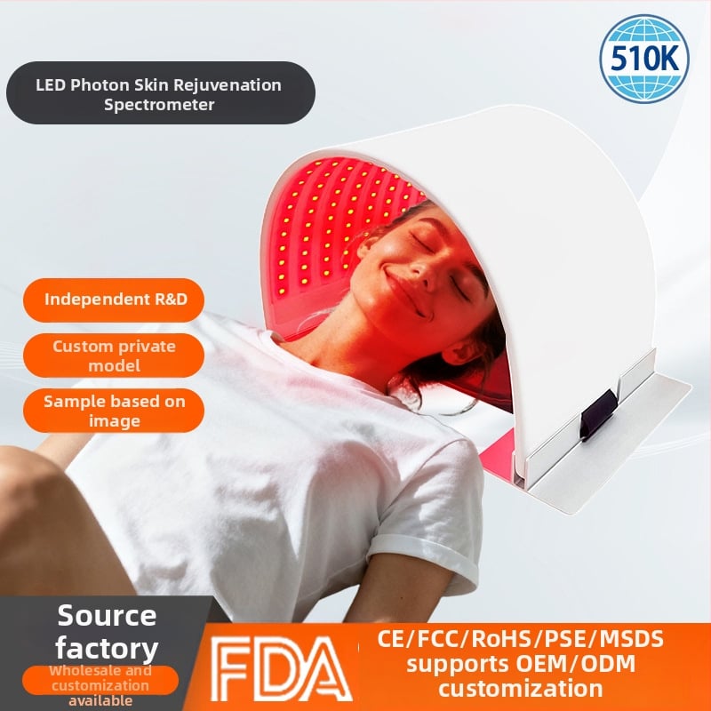 LED spektrometar ljepote s fotonskim detekcijskim spektrometrom, potpuno izbjeljivanje kože, IPX3 vodootpornost, za kućnu upotrebu