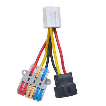 Μετατροπέας DC τάσης για ηλεκτρικό όχημα, καλώδιο με 3 εισόδους/6 εξόδους, χωρίς φθορά καλωδίου, βολτόμετρο προβολέα με άμεση εγκατάσταση