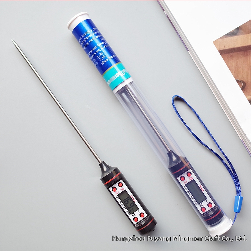 Дигитален термометър със сонда за домашна кухня, ръчна изработка, модел TP101, форма: инопланетна