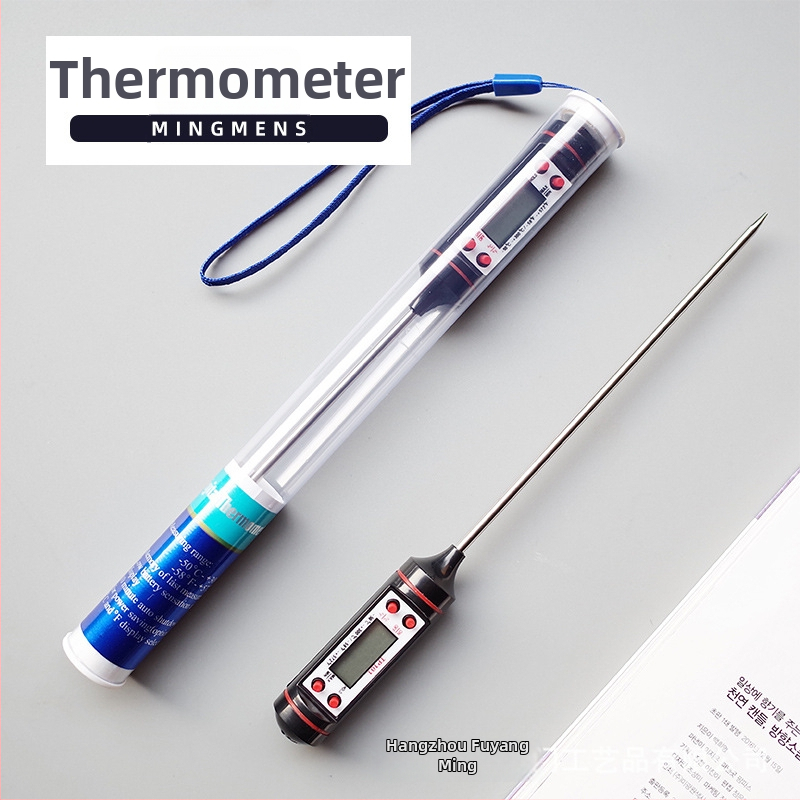 Дигитален термометър със сонда за домашна кухня, ръчна изработка, модел TP101, форма: инопланетна