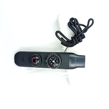 Joyful kültéri túlélő síp hétfunkciós, LED fénnyel, hőmérővel és iránytűvel