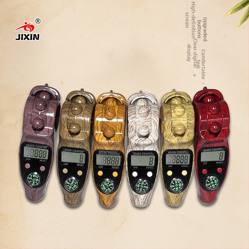 Ručné elektronické počítadlo s kompasom a LED, model 2208, rozsah počítania 99999, vstupné napätie 1,5 V