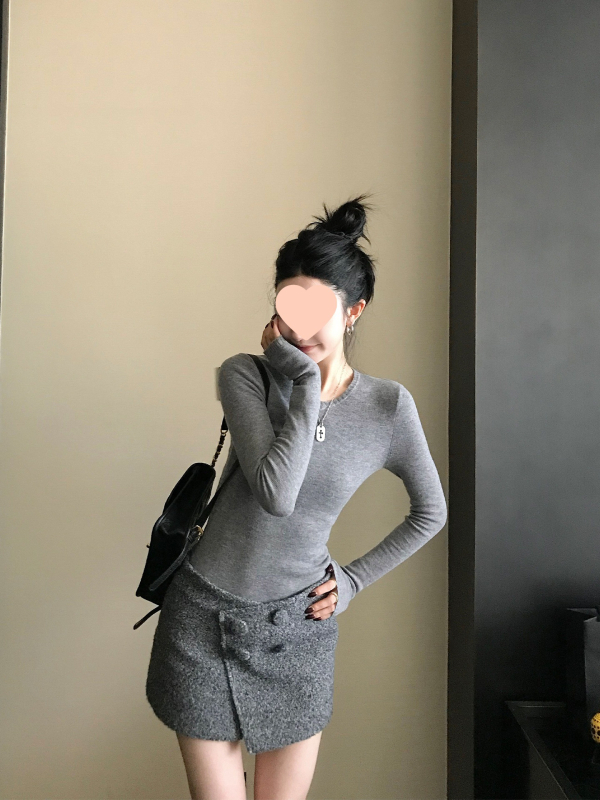Poliesterska mini suknja, A-linija, elegantan gradski stil, zima 2025