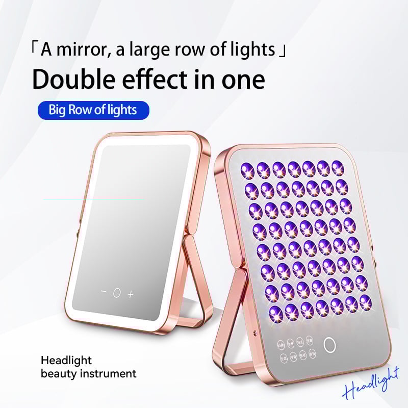 Μάσκα ομορφιάς με φωτοθεραπεία – φως πολυφάσματος για ανάπλαση και λάμψη δέρματος, τροφοδοσία μέσω πρίζας, μοντέλο Lyzm2026, έκδοση 2024