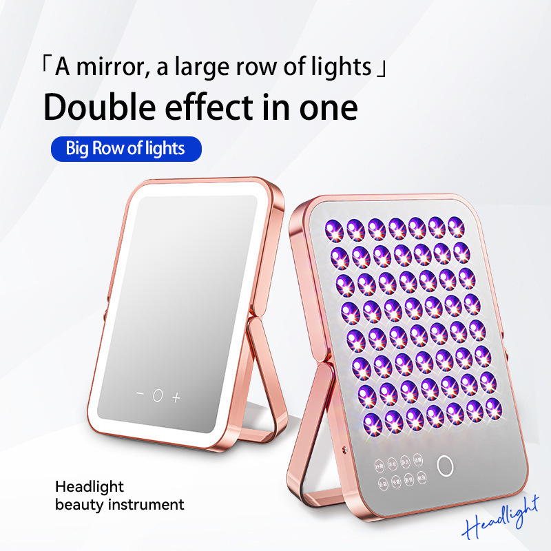 Μάσκα ομορφιάς με φωτοθεραπεία – φως πολυφάσματος για ανάπλαση και λάμψη δέρματος, τροφοδοσία μέσω πρίζας, μοντέλο Lyzm2026, έκδοση 2024