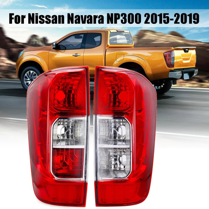 Far de spate pentru Nissan Navara NP300 D23 (2015-2019) – material PC, cu bec, compatibil cu 15-19 Navara NP300 D23