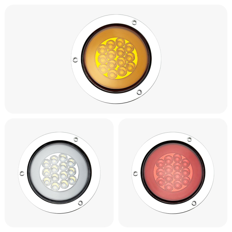 LED stražnja svjetiljka WD-6129 za kamione i prikolice, vodootporna, 12–24V, vijek trajanja 50.000 sati