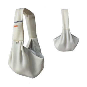 Чанта за домашни любимци с презрамка за външно ползване, дишаща мрежеста тъкан, за котки и кучета, капацитет 2,5–6 кг, код на продукта 2410#