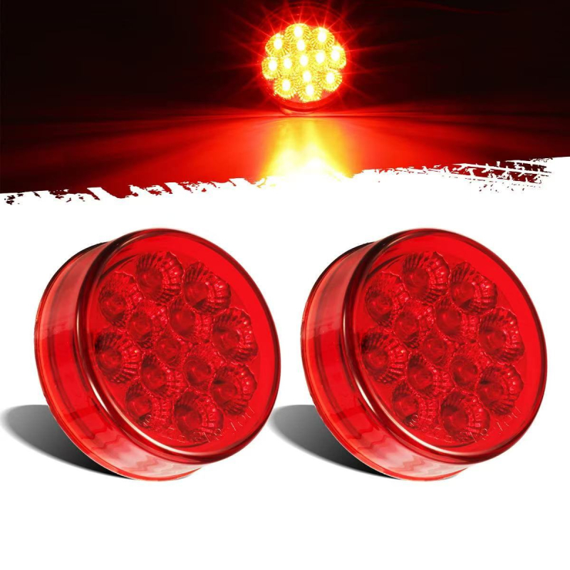 LED stražnja svjetlost za prikolicu - LED izvor, napajanje 12/24V, PC kućište, pogodno za prikolicu i kamion