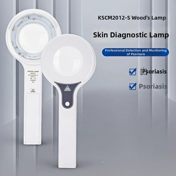 Wood's lamp – detektor pokožky, USB napájanie, vstavaná batéria 1200–2000 mAh, výdrž 8–12 h, materiál potravinárskej triedy