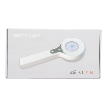 Wood's Lamp για δερματολογική διάγνωση – Τροφοδοσία USB, Ενσωματωμένη μπαταρία 1200–2000mAh, Αυτονομία 8–12 ώρες, Υλικό τροφίμου