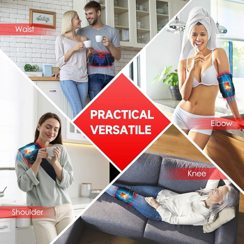 Instrument de fizioterapie cu curea din material LED, compresie caldă, portabil, IPx0, fără baterie încorporată